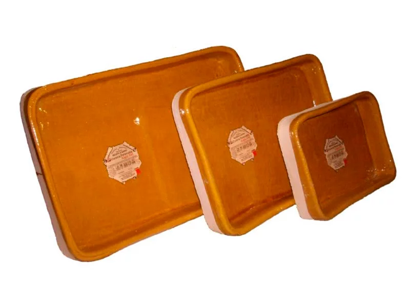 ASADOR RECTANGULAR DE BARRO