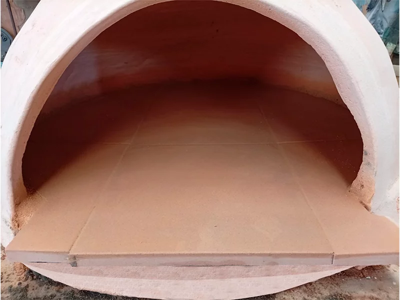 BALDOSA DE BARRO ANTIDESGASTE DENTRO DE BOVEDA