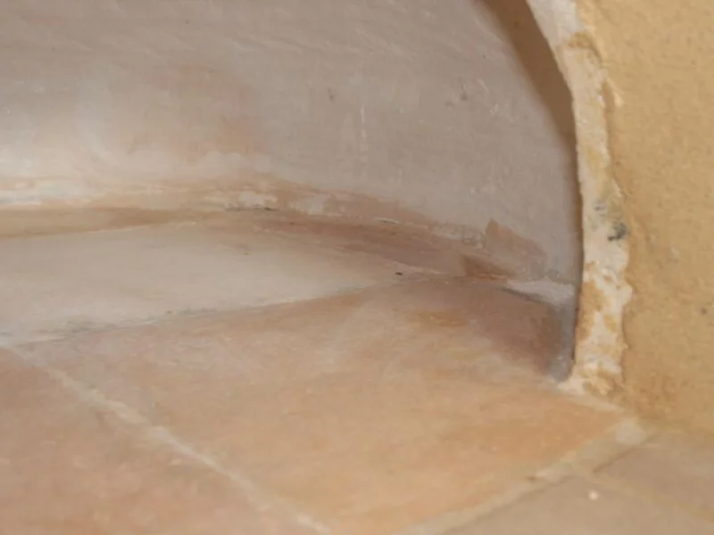 BALDOSA DE BARRO DE REFUERZO ANTIDESGASTE POR DENTRO DE LA BOVEDA
