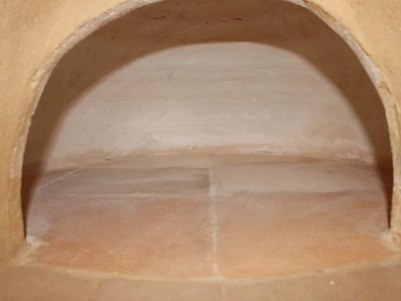 BALDOSA DE BARRO DE REFUERZO ANTIDESGASTE POR DENTRO DE LA BOVEDA