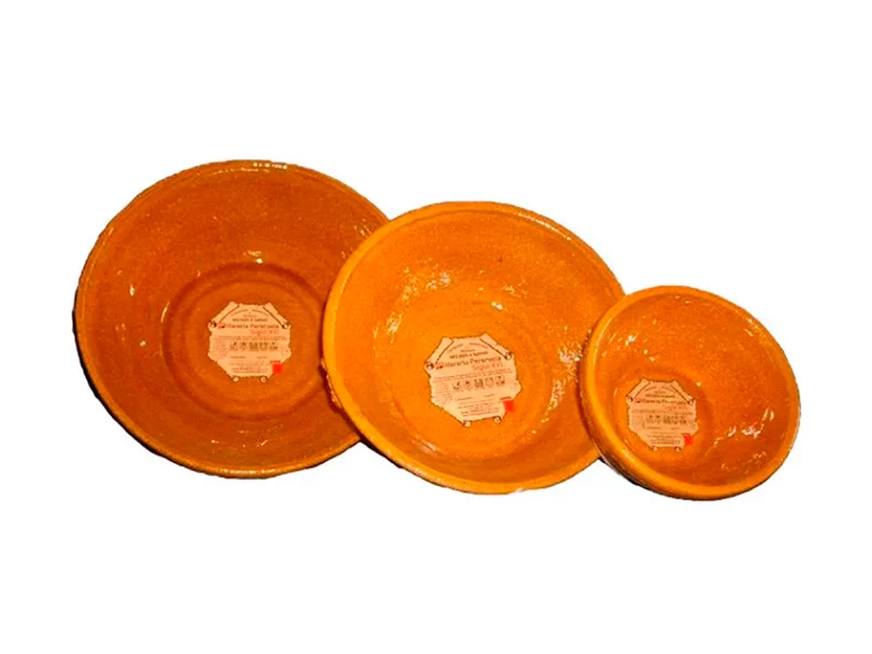 CAZUELA ALTA Y SOPERA DE BARRO