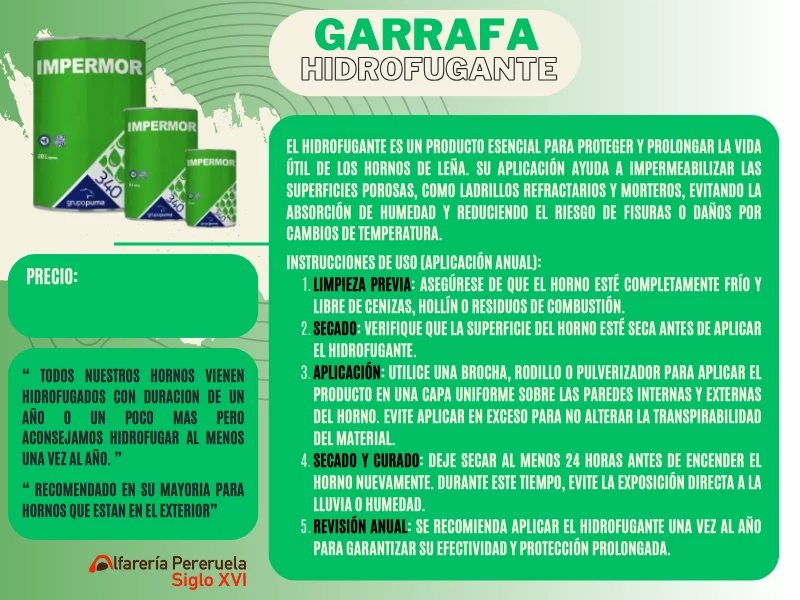 GARRAFA HIDROFUGANTE