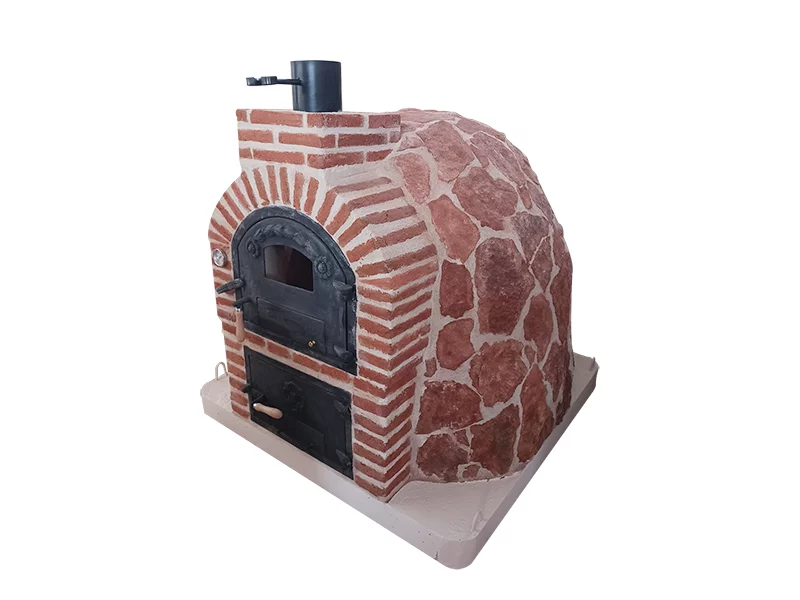 HORNO CON H. EMB. LADRILLO MUDEJAR ACAB. PIEDRA ROJA HISPANA