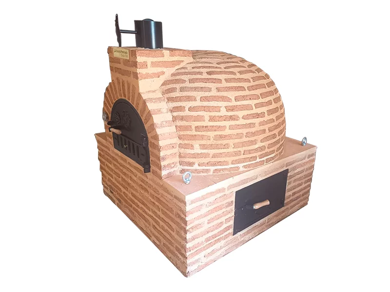 HORNO CON HORNILLA CUADRADA CARGA LATERAL EMBOCADURA LADRILLO MUDEJAR 2 ACABADO EN LADRILLO MUDEJAR