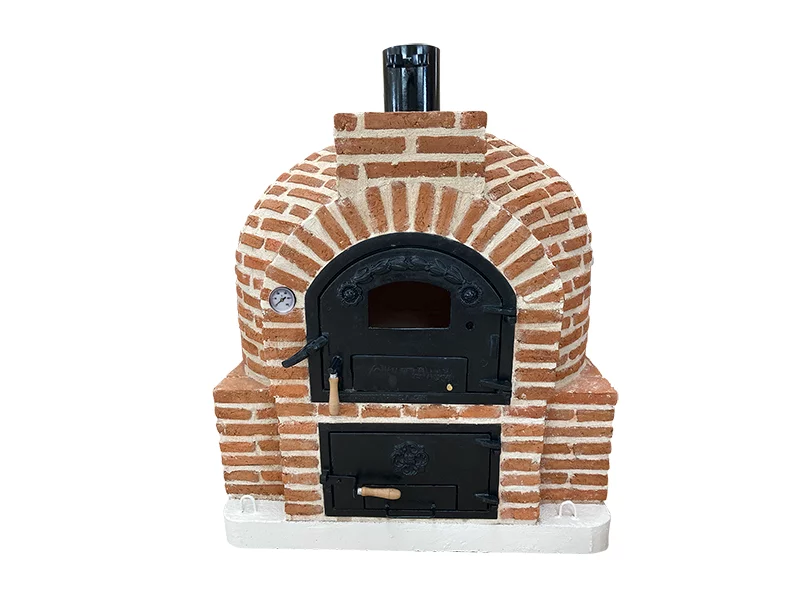 HORNO CON HORNILLA CUADRADA EMBOCADURA LADRILLO MUDEJAR ACABADO EN LADRILLO MUDEJAR