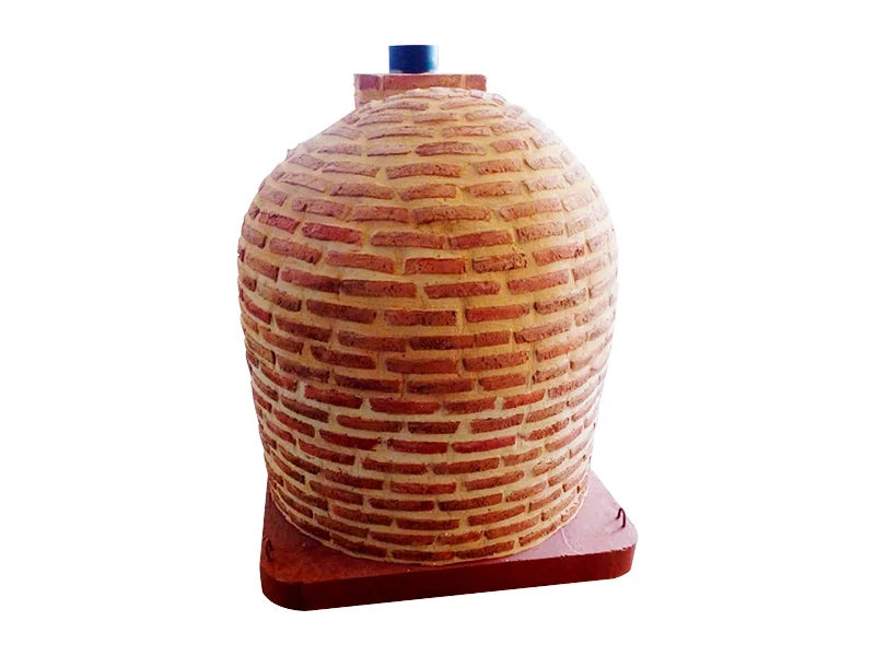 HORNO CON HORNILLA EMBOCADURA LADRILLO MUDEJAR ACABADO EN LADRILLO ROJO MUDÉJAR