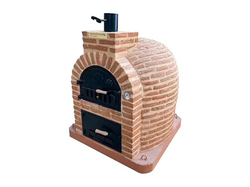 HORNO CON HORNILLA EMBOCADURA LADRILLO MUDEJAR ACABADO EN LADRILLO ROJO MUDÉJAR