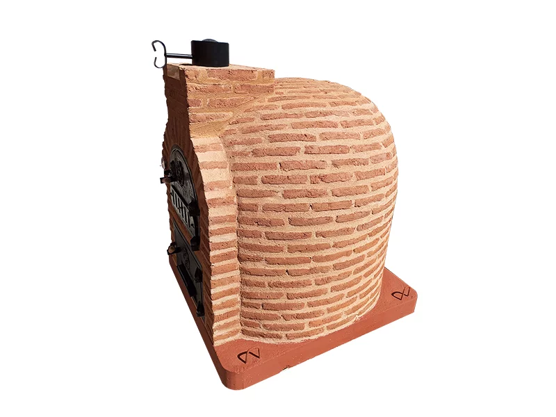 HORNO CON HORNILLA EMBOCADURA LADRILLO MUDEJAR ACABADO EN LADRILLO ROJO MUDÉJAR