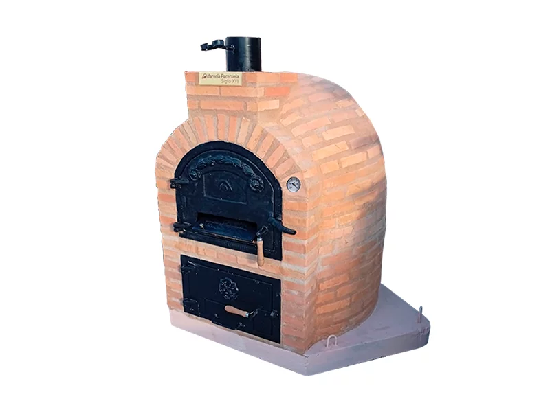 HORNO CON HORNILLA ESQUINADO EMBOCADURA LADRILLO RUSTICO P. ACABADA EN LADRILLO RUSTICO DE PERERUELA