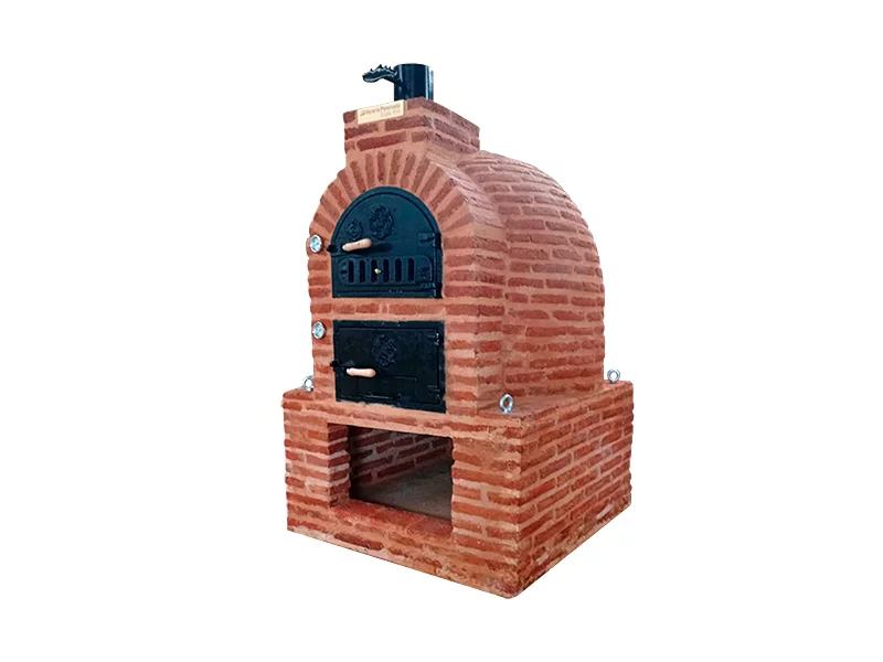 HORNO CON HORNILLA Y MESA INT. CUADRADA BAJA LADRILLO MUDEJAR 2