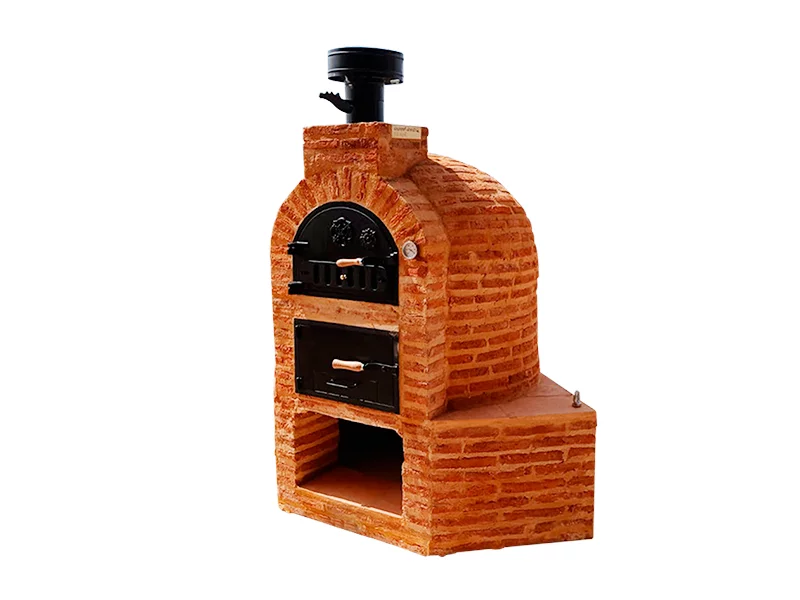 HORNO CON HORNILLA Y MESA INT. ESQ. BAJA LADRILLO MUDEJAR
