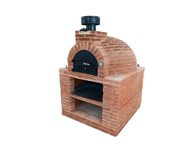 HORNO Y MESA INT. CUADRADA EN LADRILLO MUDEJAR