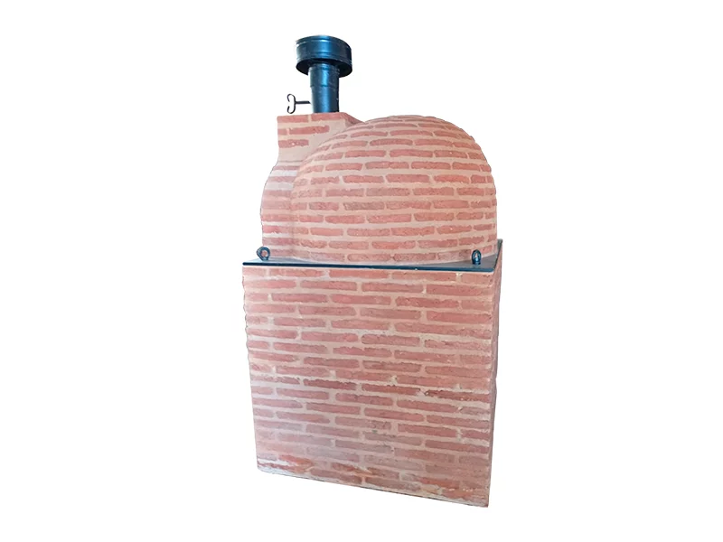 HORNO Y MESA INT. CUADRADA LADRILLO MUDEJAR 2