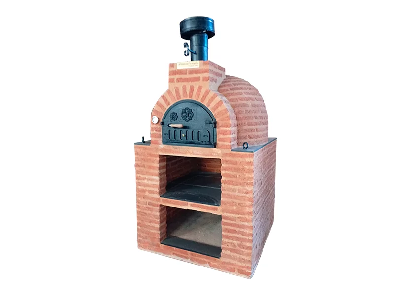 HORNO Y MESA INT. CUADRADA LADRILLO MUDEJAR