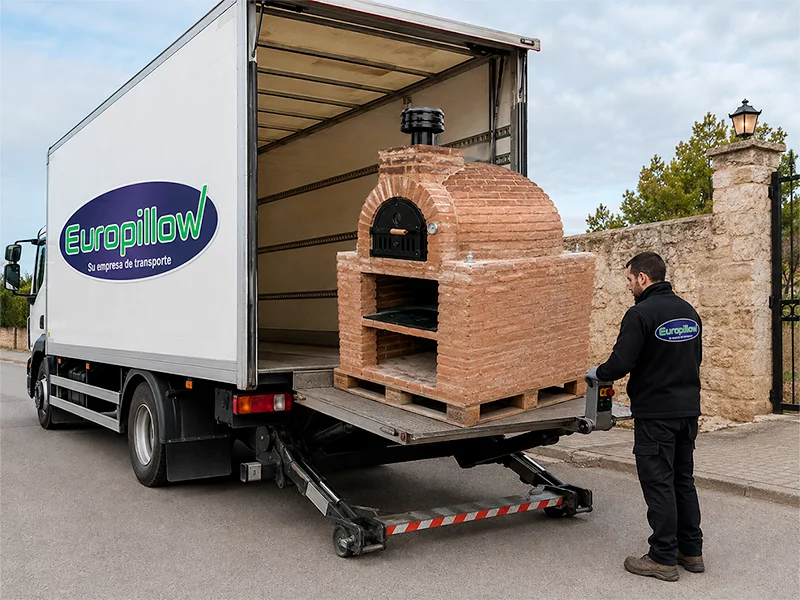 IMPORTANTE!! LA DESCARGA DE LOS MODULOS POR PARTE DE LA EMPRESA DE TRANSPORTE ES HASTA 1500 KG!