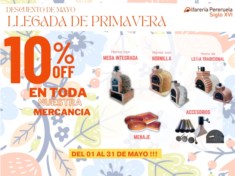 LA PRIMAVERA LLEGO!!.. 10% DE DESCUENTO EN TODA NUESTRA MERCANCIA
